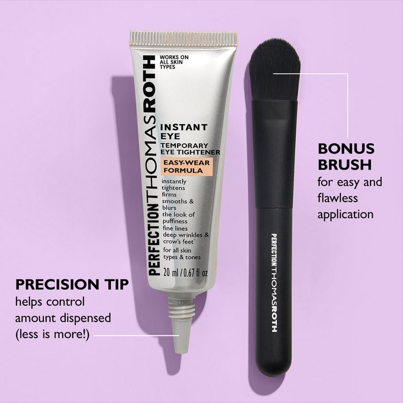 🌸 Instant face Tightener No-Filter Primer (with Brush FREE !)