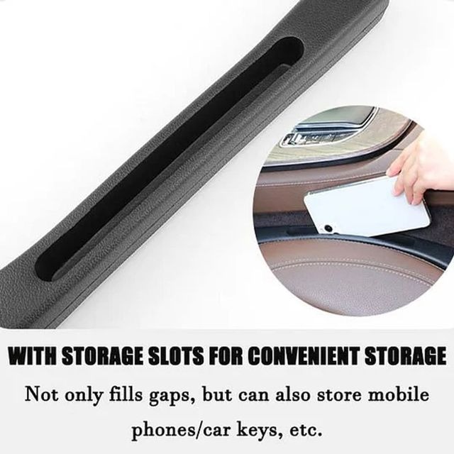 🔥Last Day 50% OFF 🚗 Car Seat Gap Plug with Storage Slot (Custom Logo)